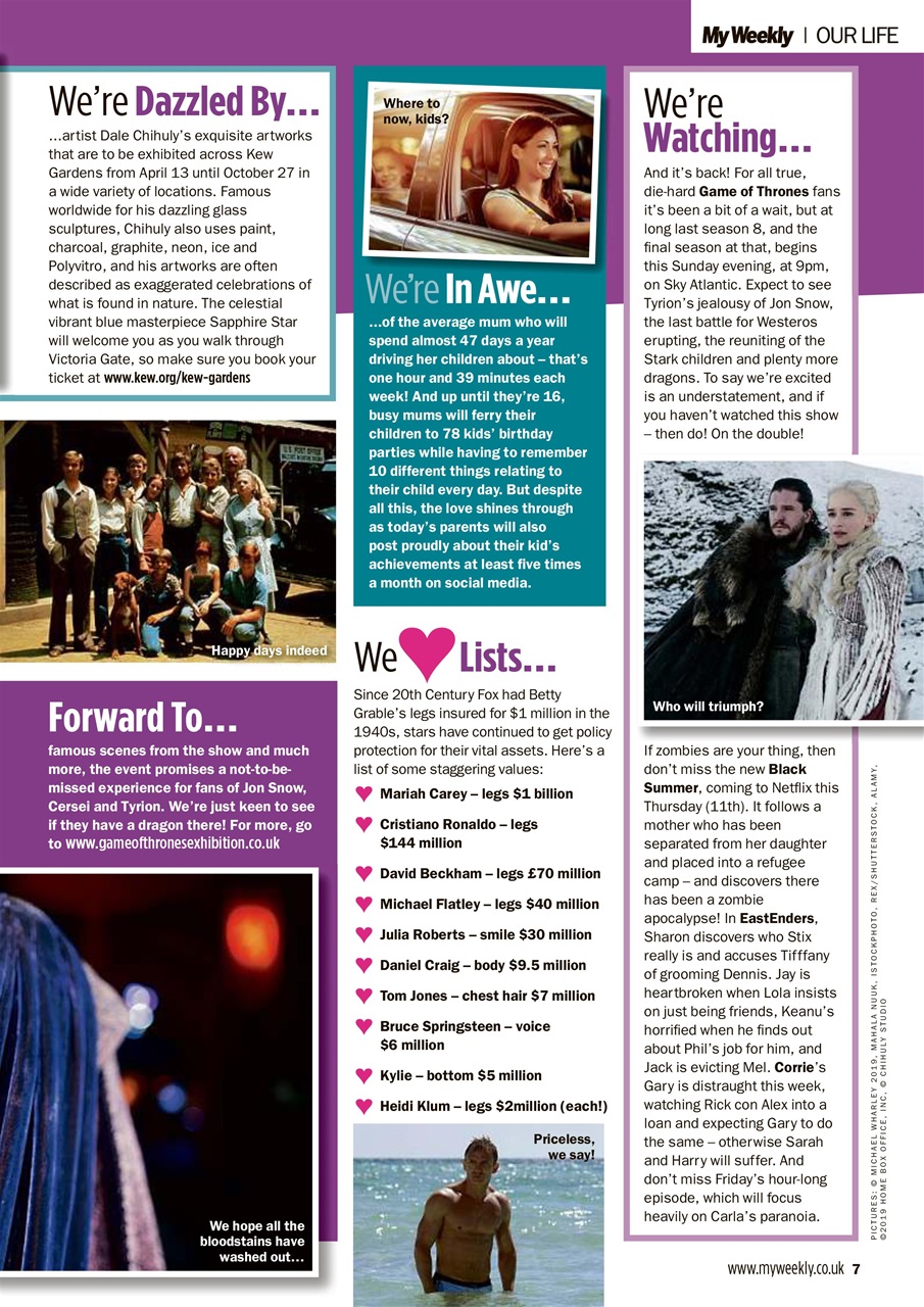 My Weekly Preview Pages