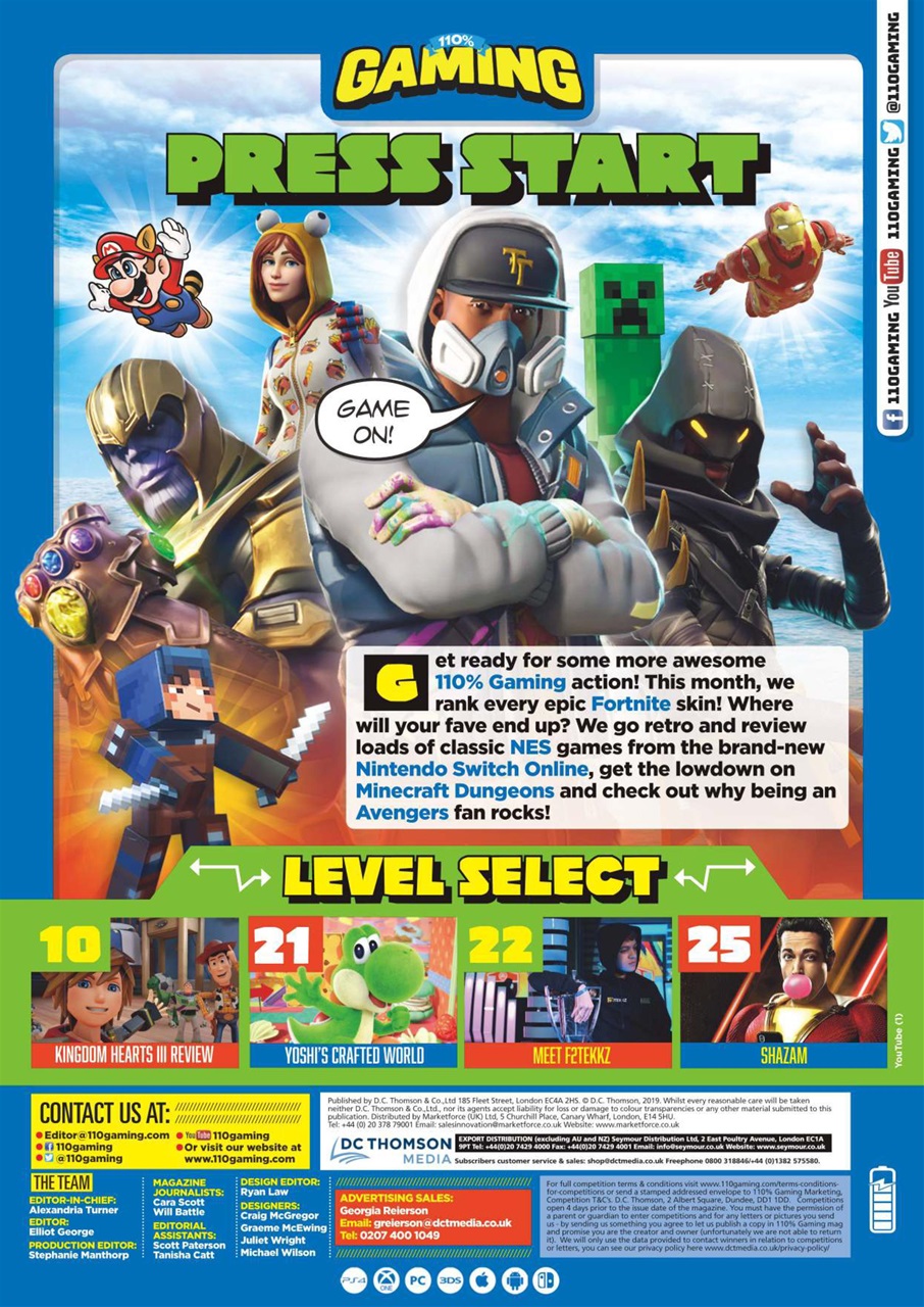 110% Gaming Preview Pages