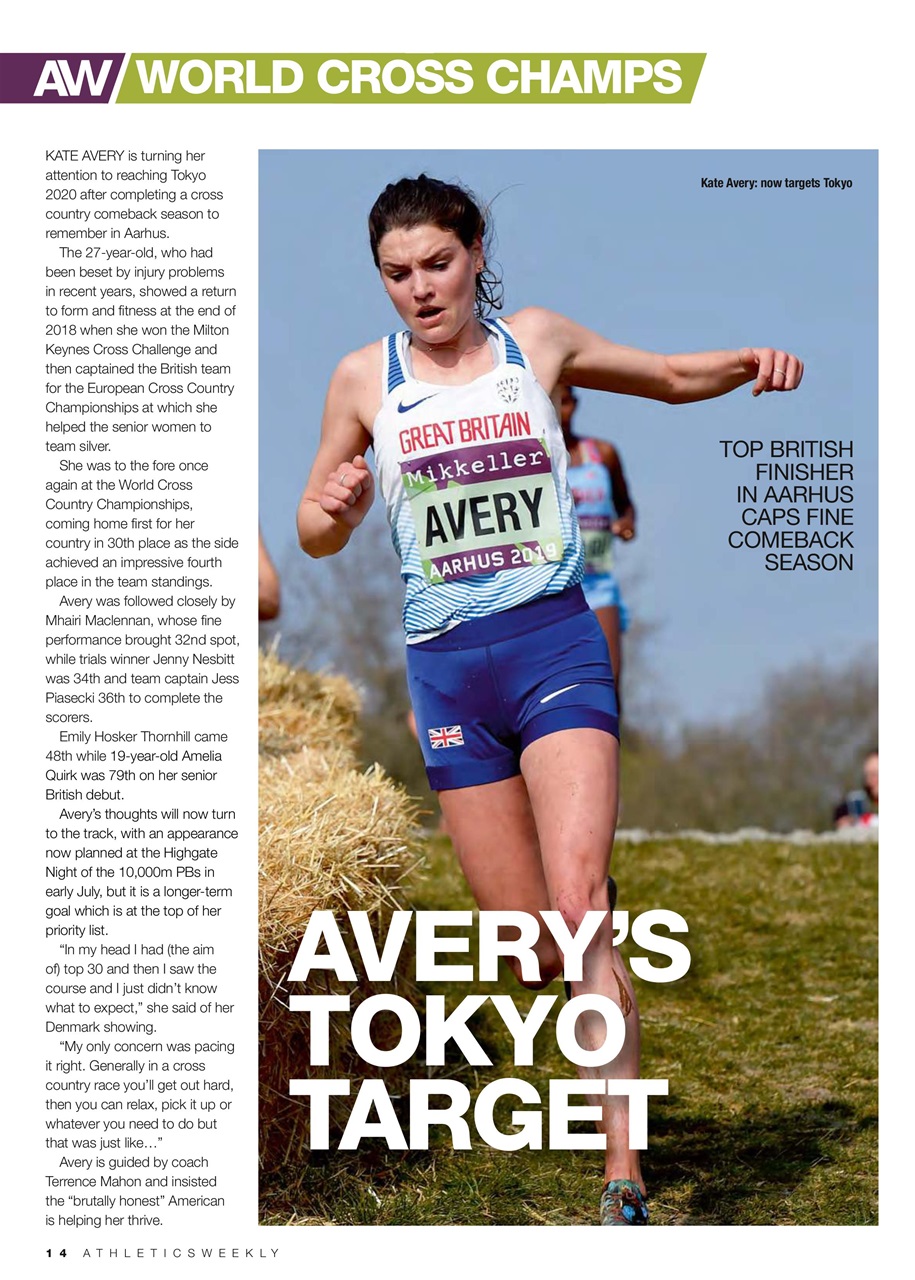 AW – Athletics Weekly Magazine Preview Pages