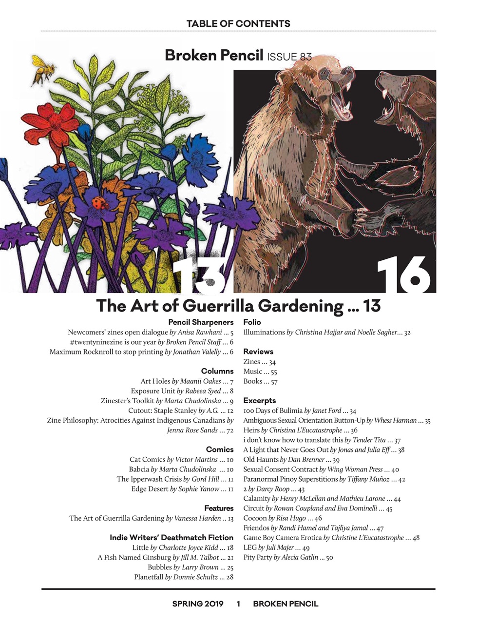 Broken Pencil Preview Pages