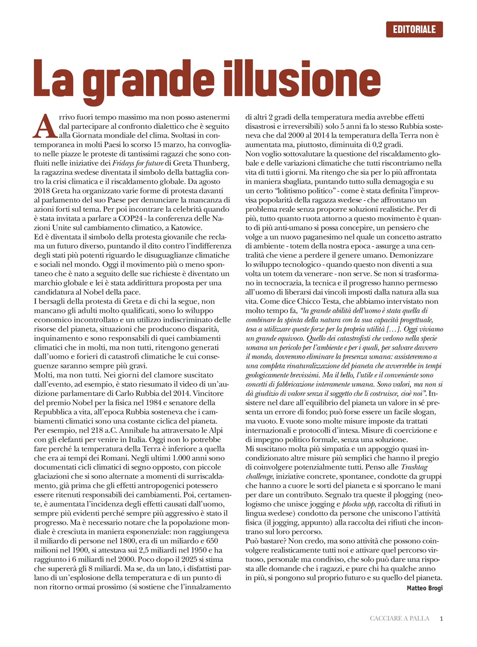 Caccia Magazine Preview Pages