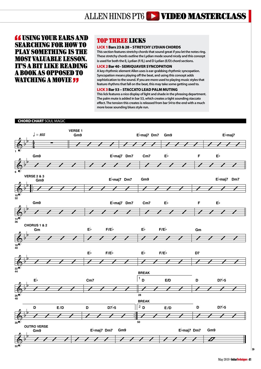 Guitar Techniques Preview Pages