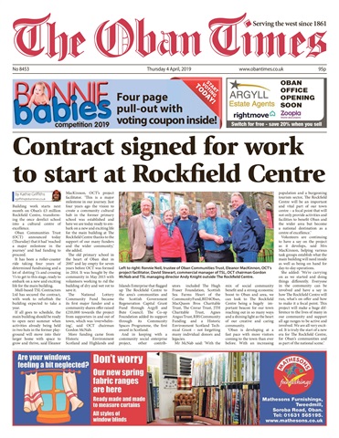 The Oban Times & Lochaber Times issue 4th April 2019