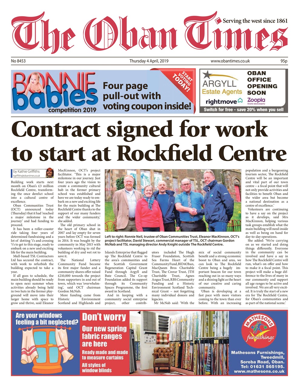 The Oban Times & Lochaber Times Preview Pages