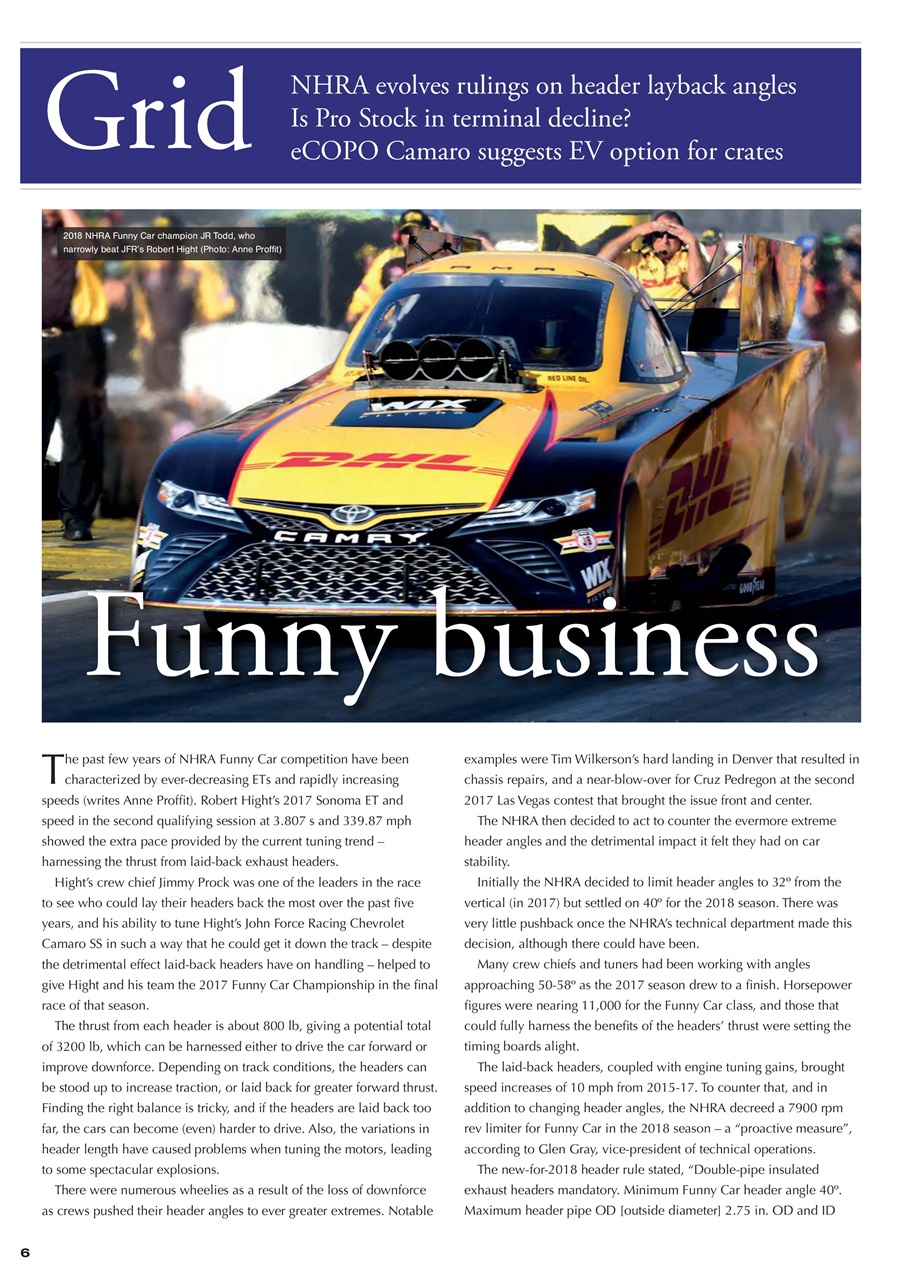 DRAG Race Technology Preview Pages