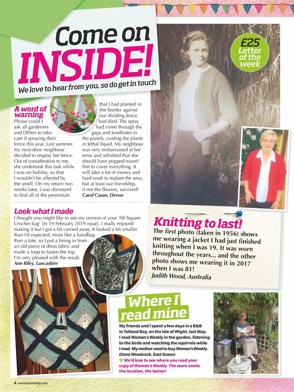 Woman's Weekly Preview Pages