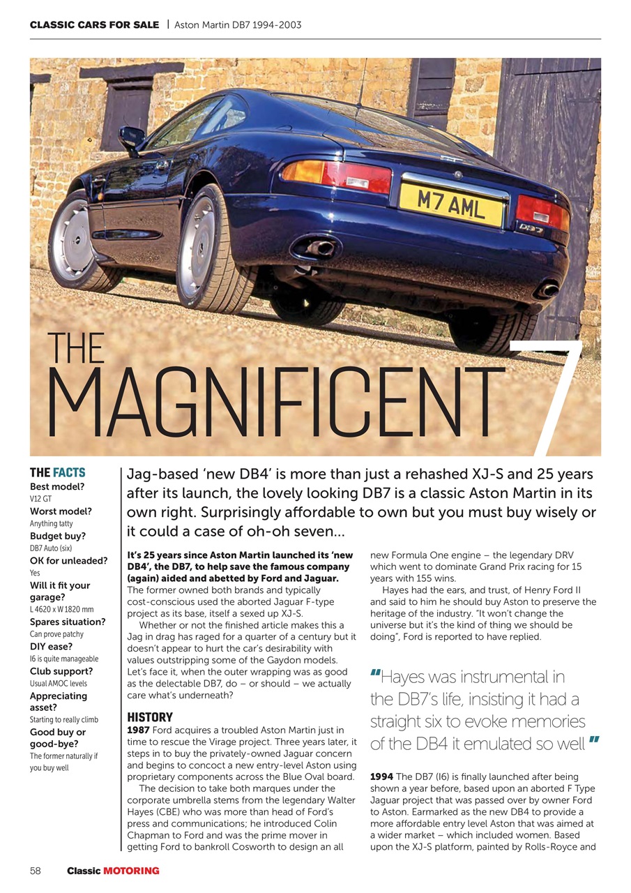 Classic Motoring Preview Pages