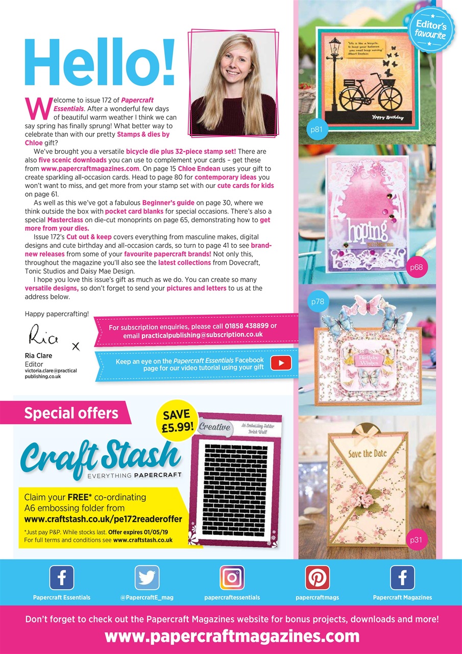 Papercraft Essentials Preview Pages