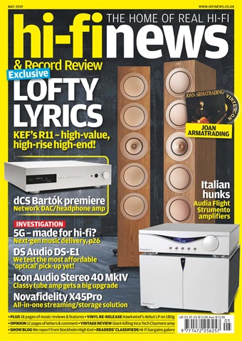 Hi-Fi News issue May 2019