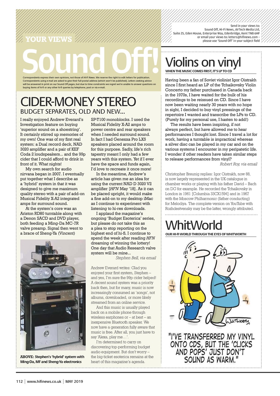 Hi-Fi News Preview Pages
