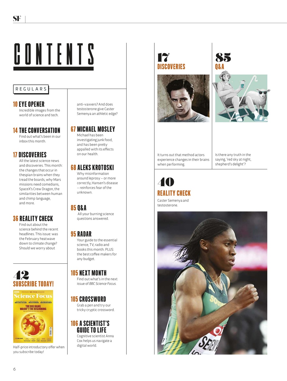 BBC Science Focus Magazine Preview Pages