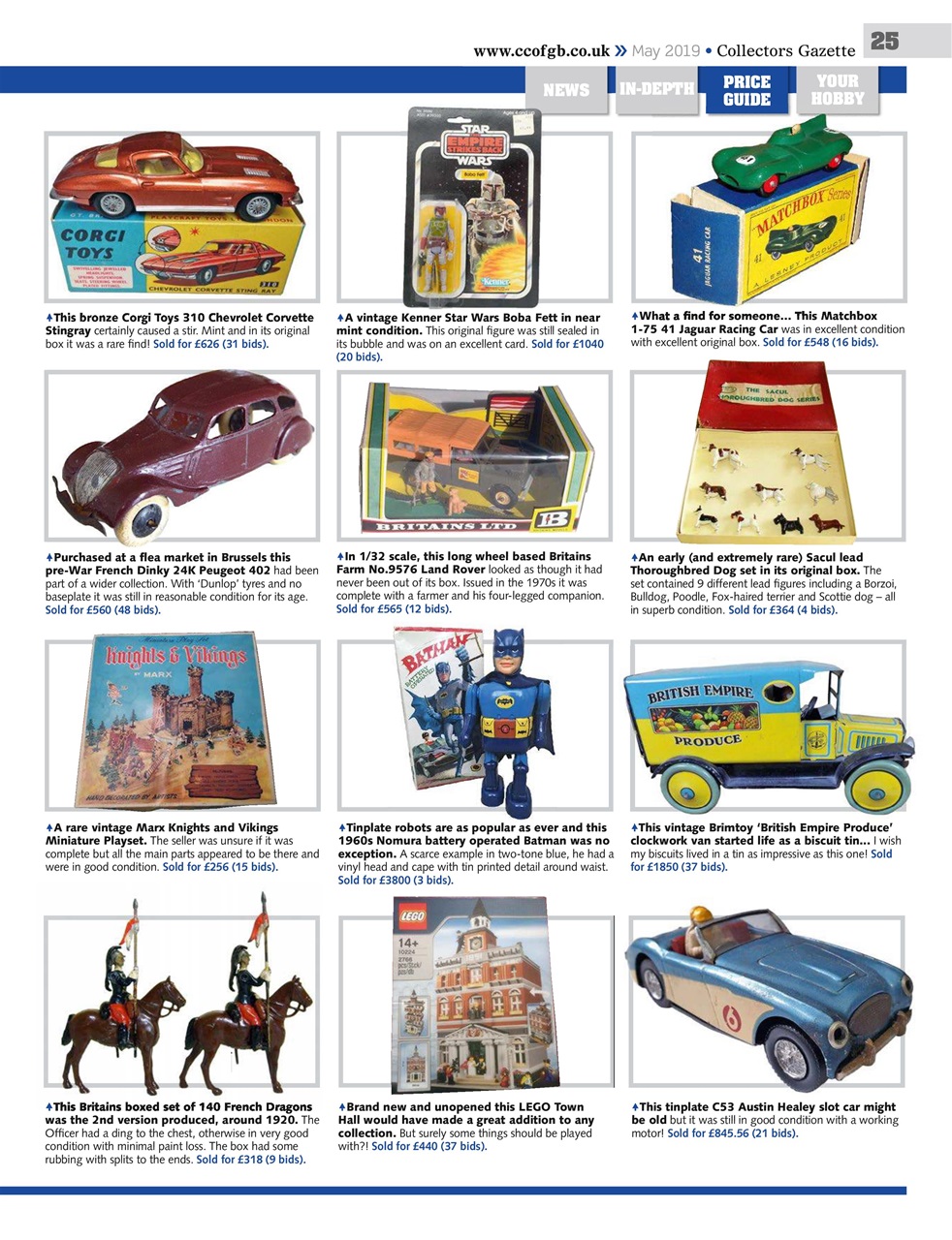 Collectors Gazette Preview Pages