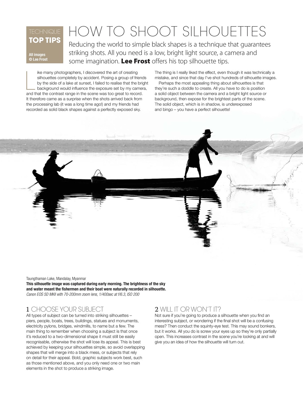 Black+White Photography Preview Pages