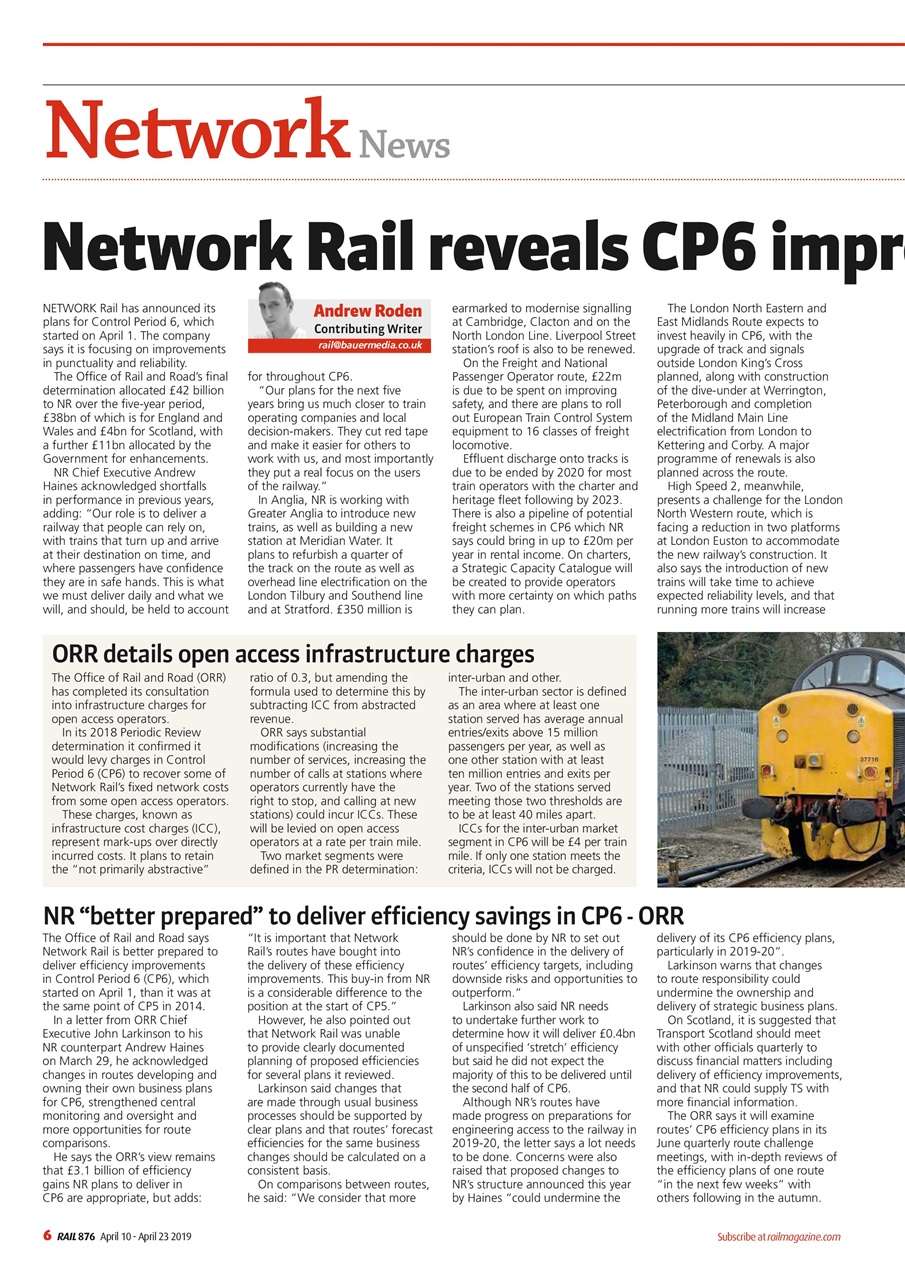 Rail Preview Pages