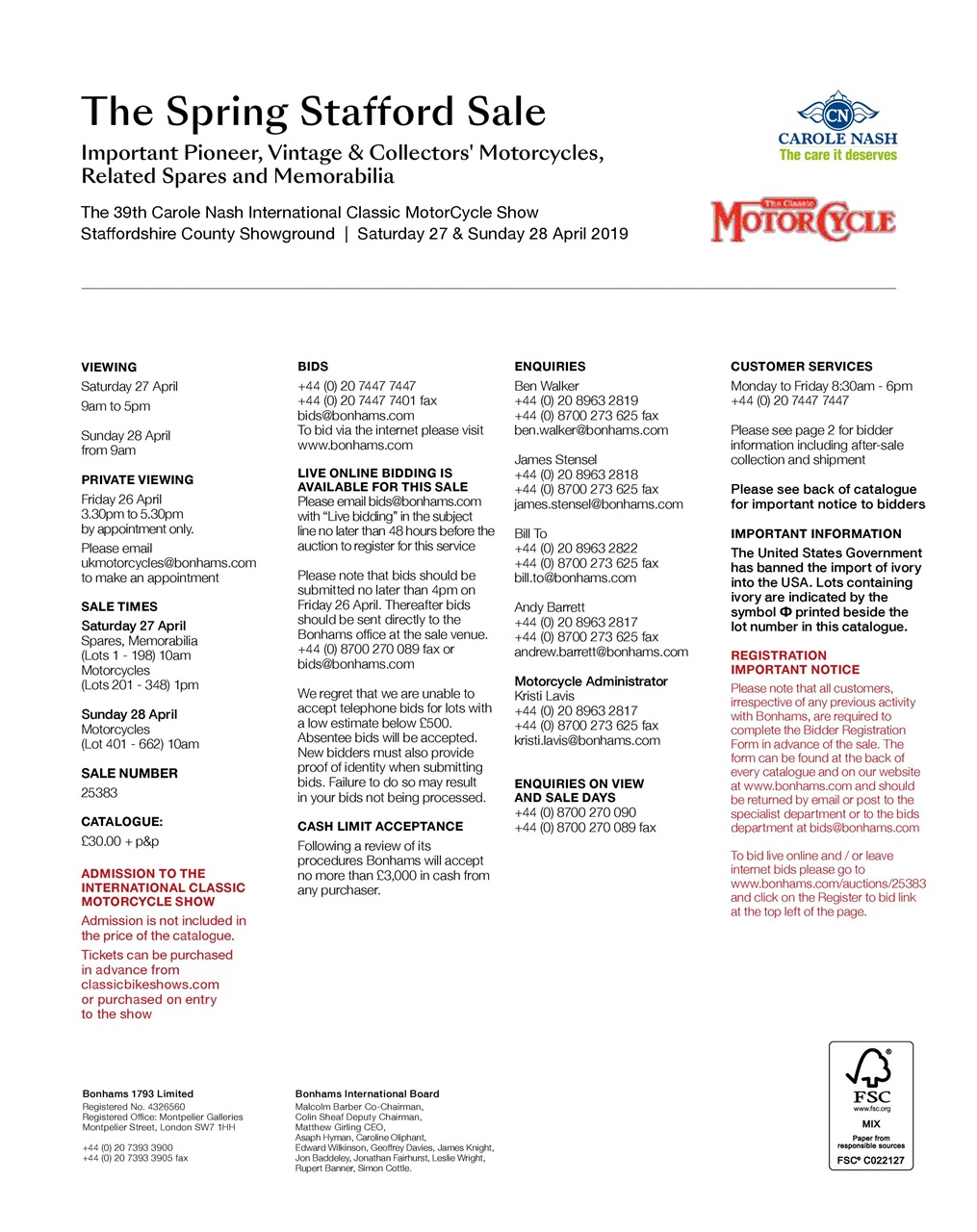 The Classic MotorCycle Preview Pages