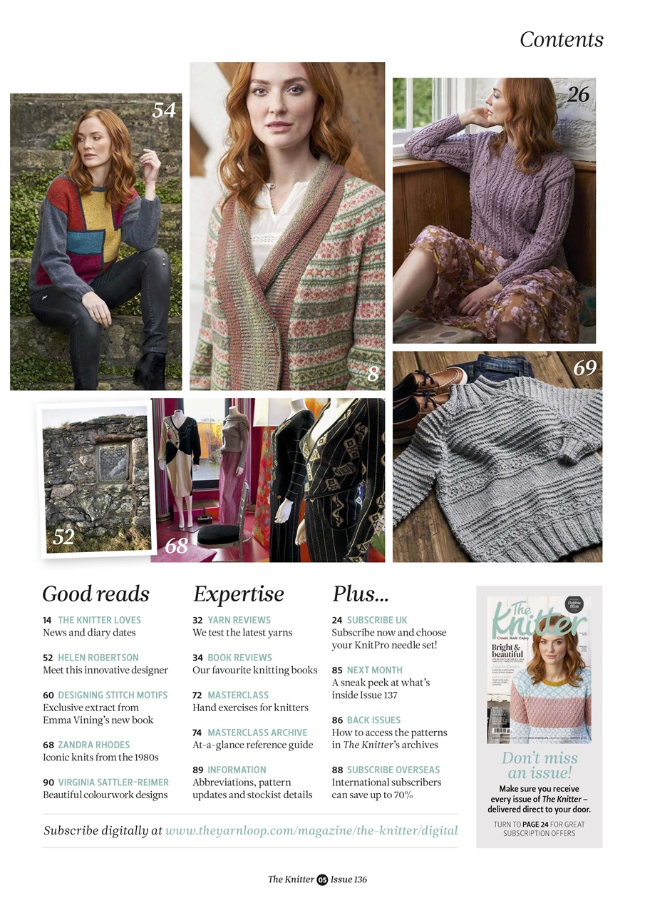 The Knitter Preview Pages