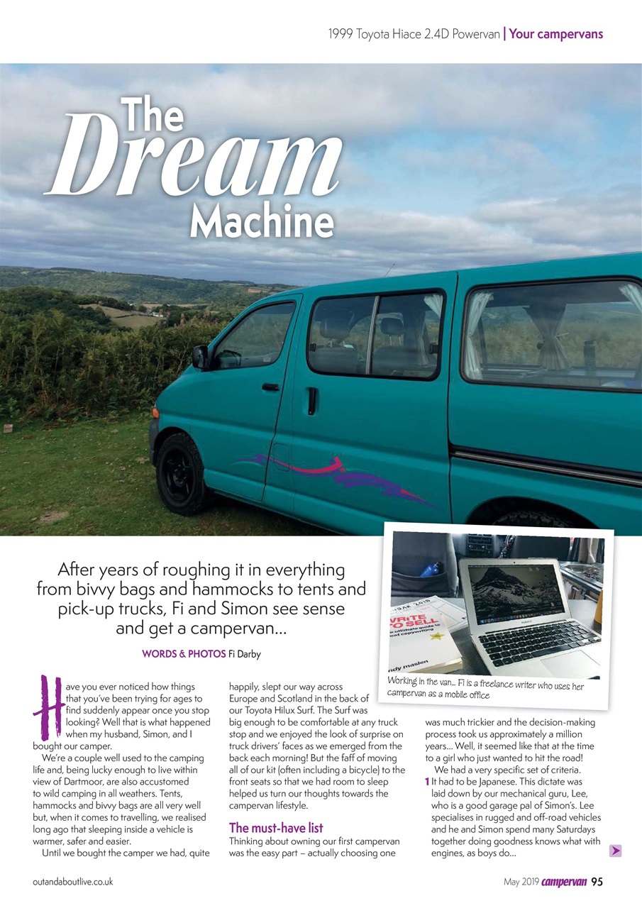 Campervan Preview Pages