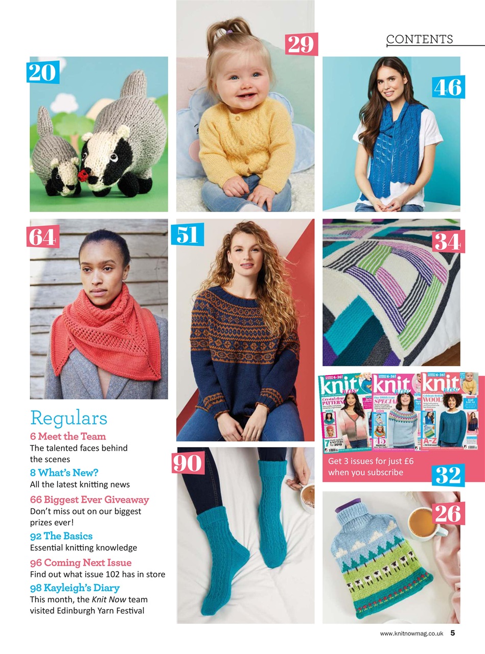 Knit Now Preview Pages
