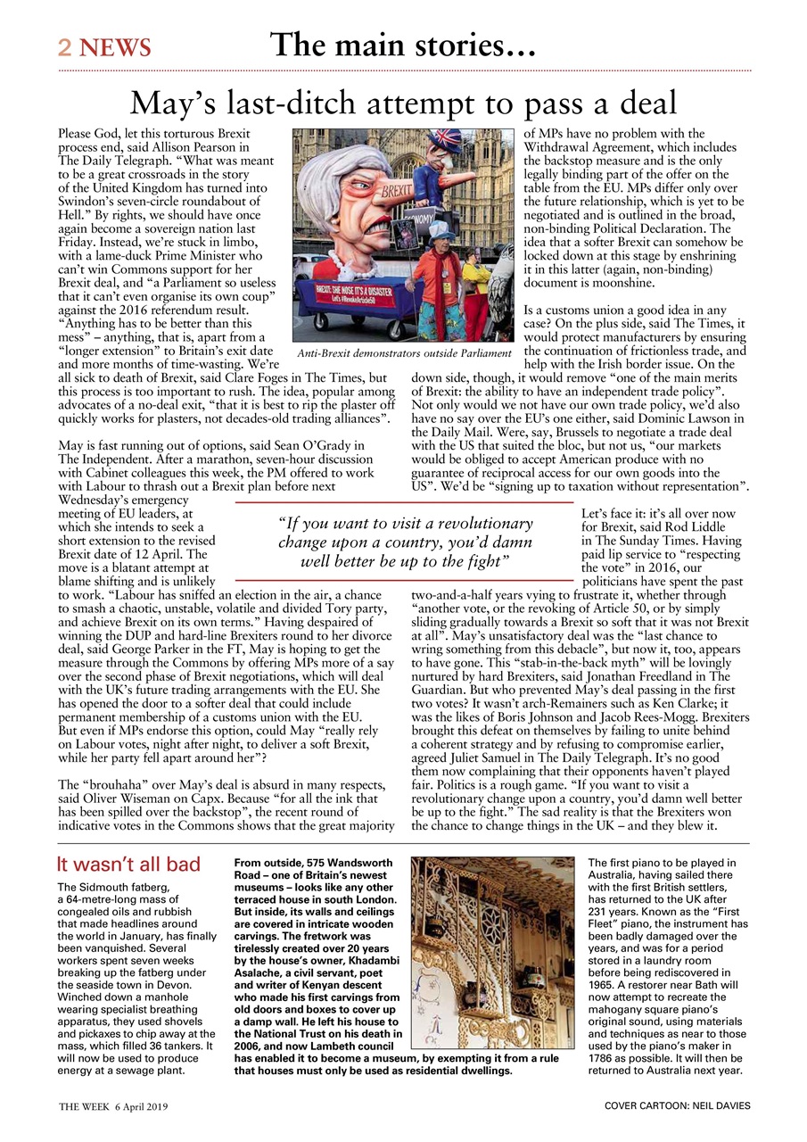 The Week Preview Pages