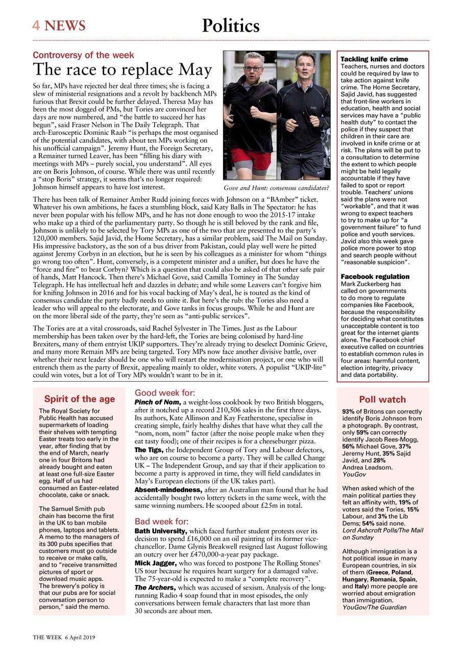 The Week Preview Pages
