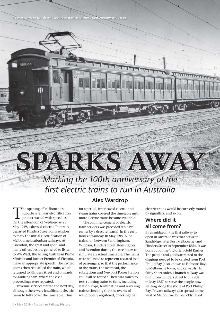 Australian Railway History Preview Pages