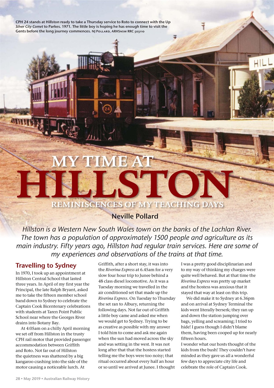 Australian Railway History Preview Pages