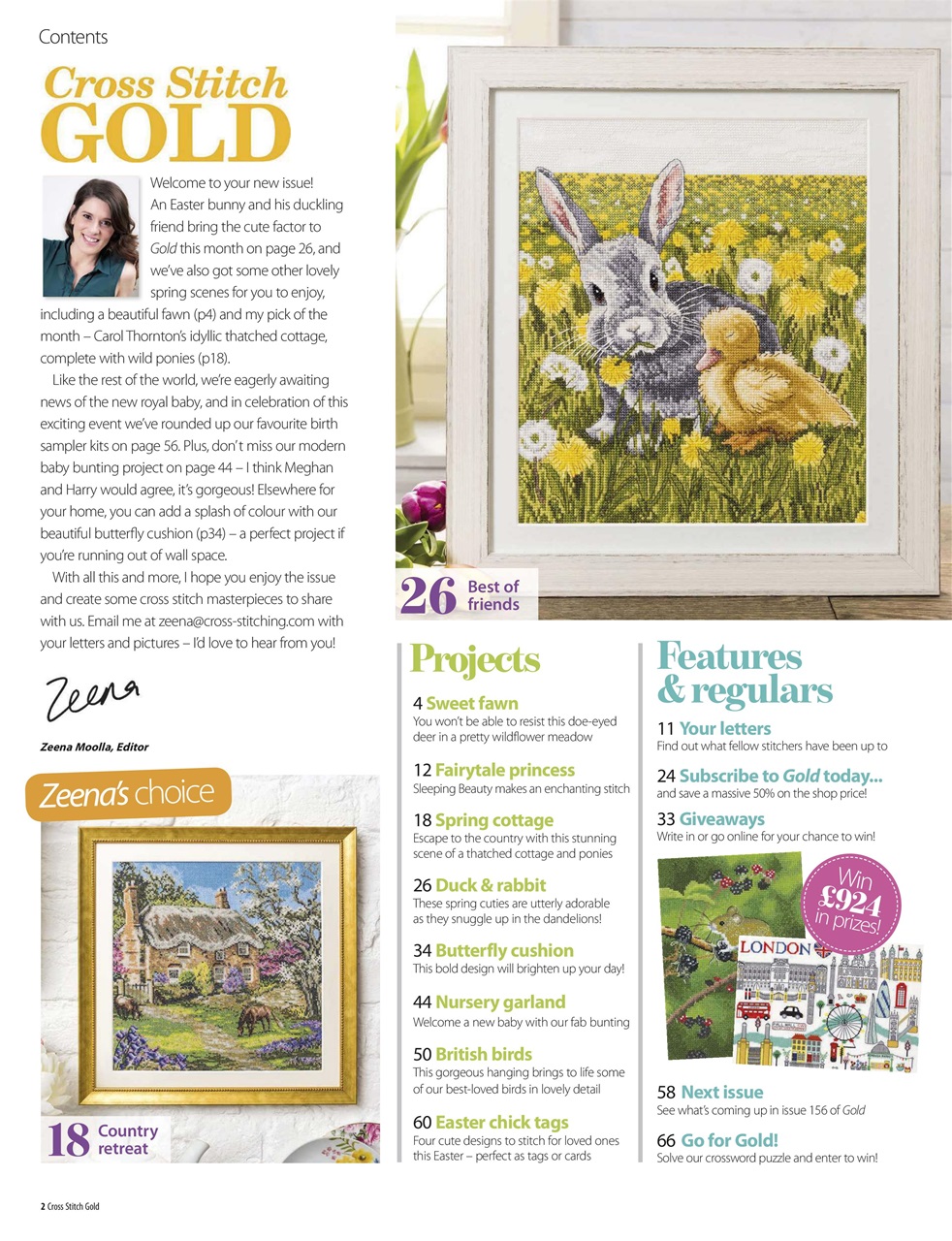 Cross Stitch Gold Preview Pages