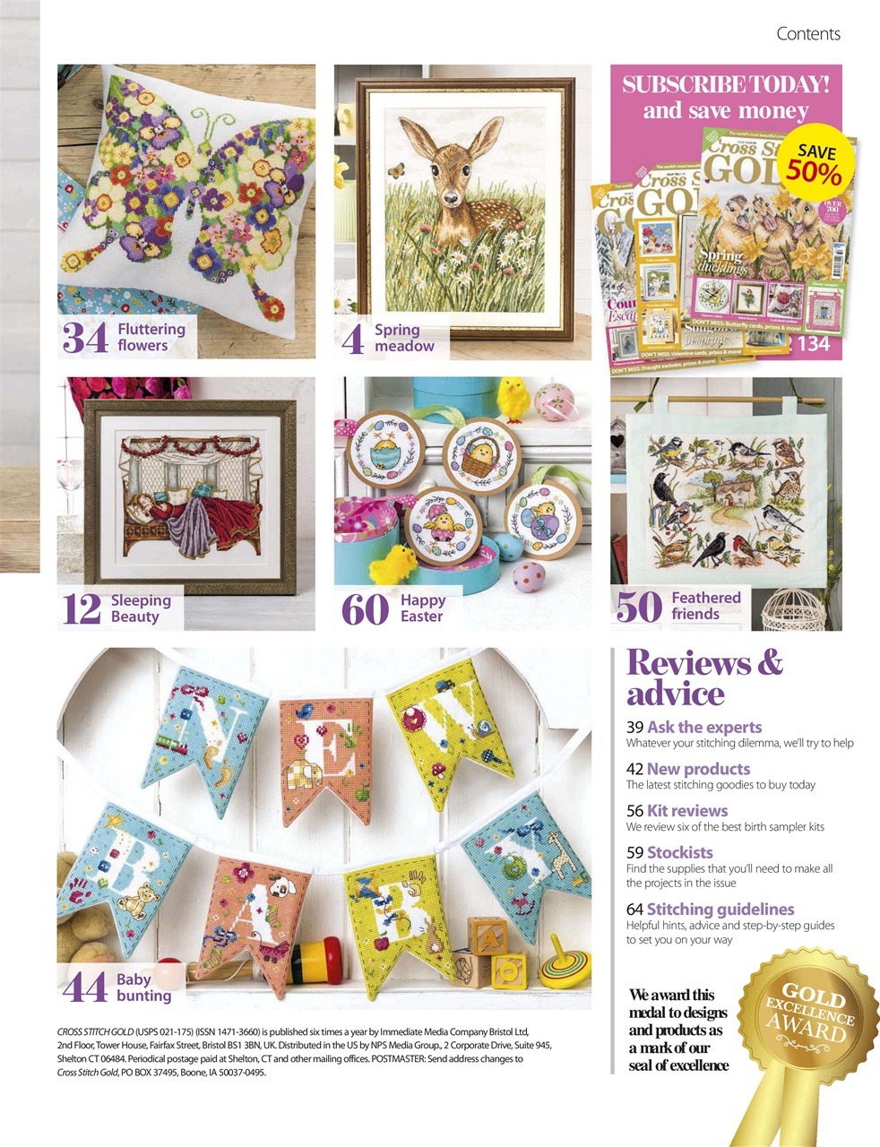 Cross Stitch Gold Preview Pages