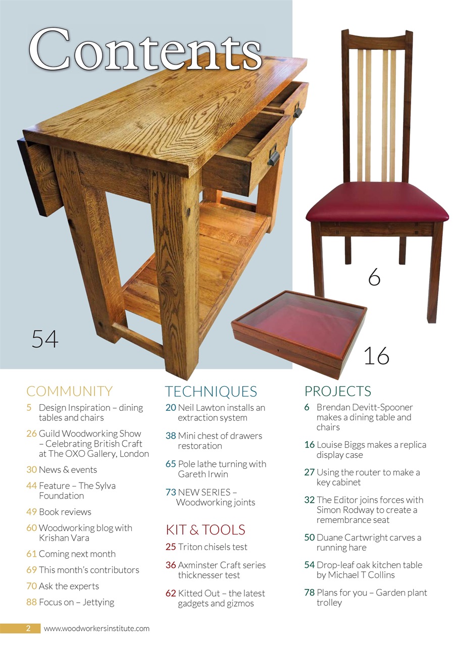 Woodworking Crafts Magazine Preview Pages