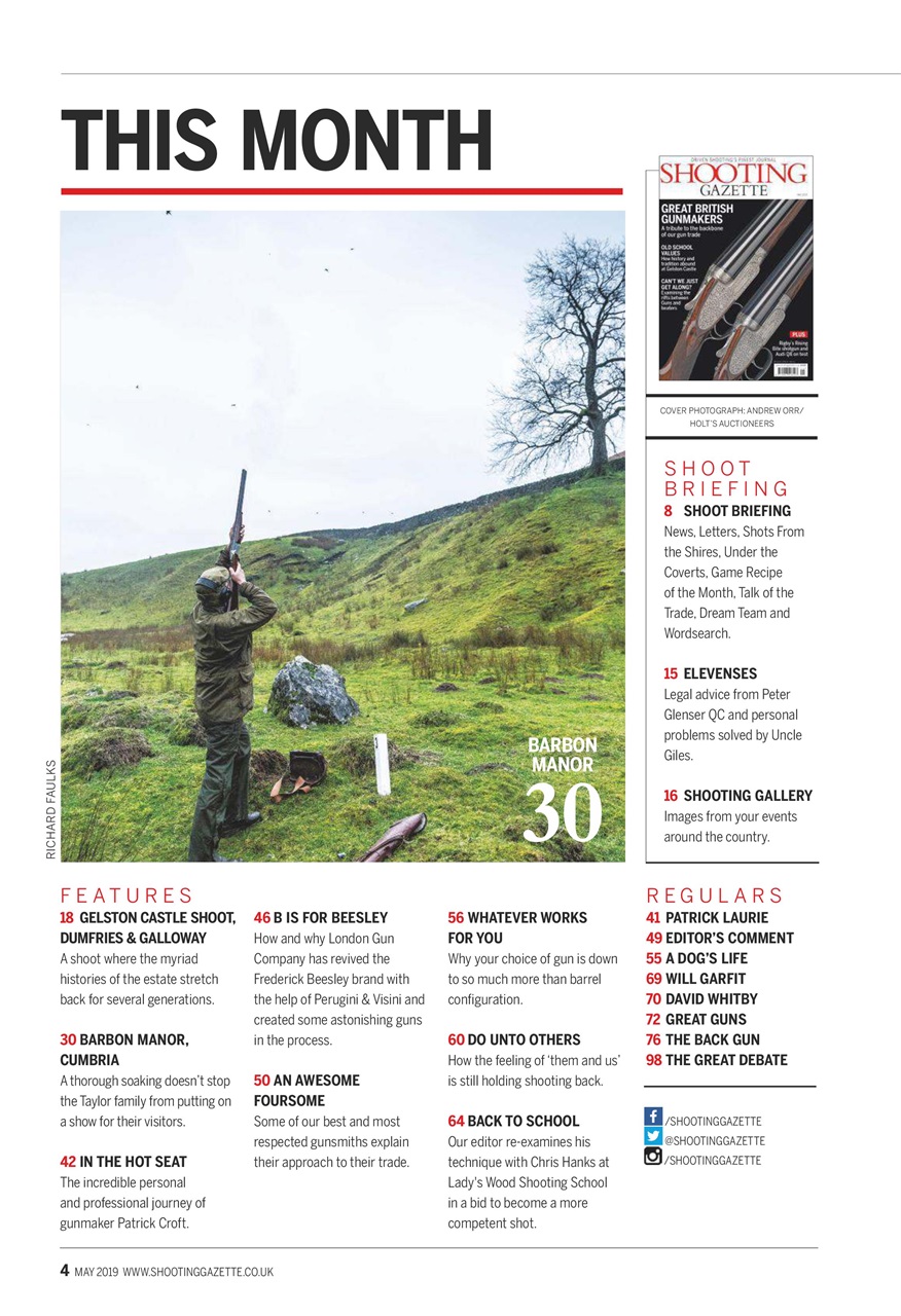Shooting Gazette Preview Pages