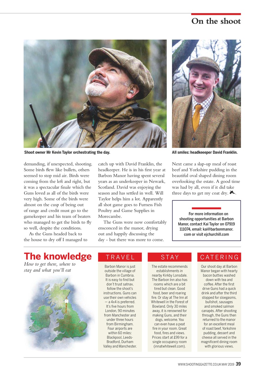 Shooting Gazette Preview Pages