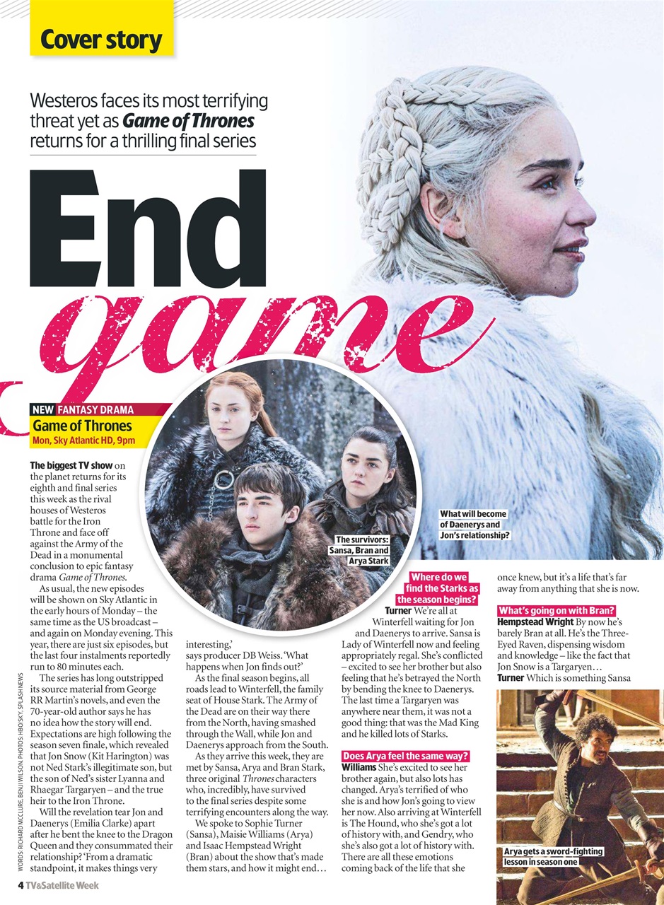 TV & Satellite Week Preview Pages
