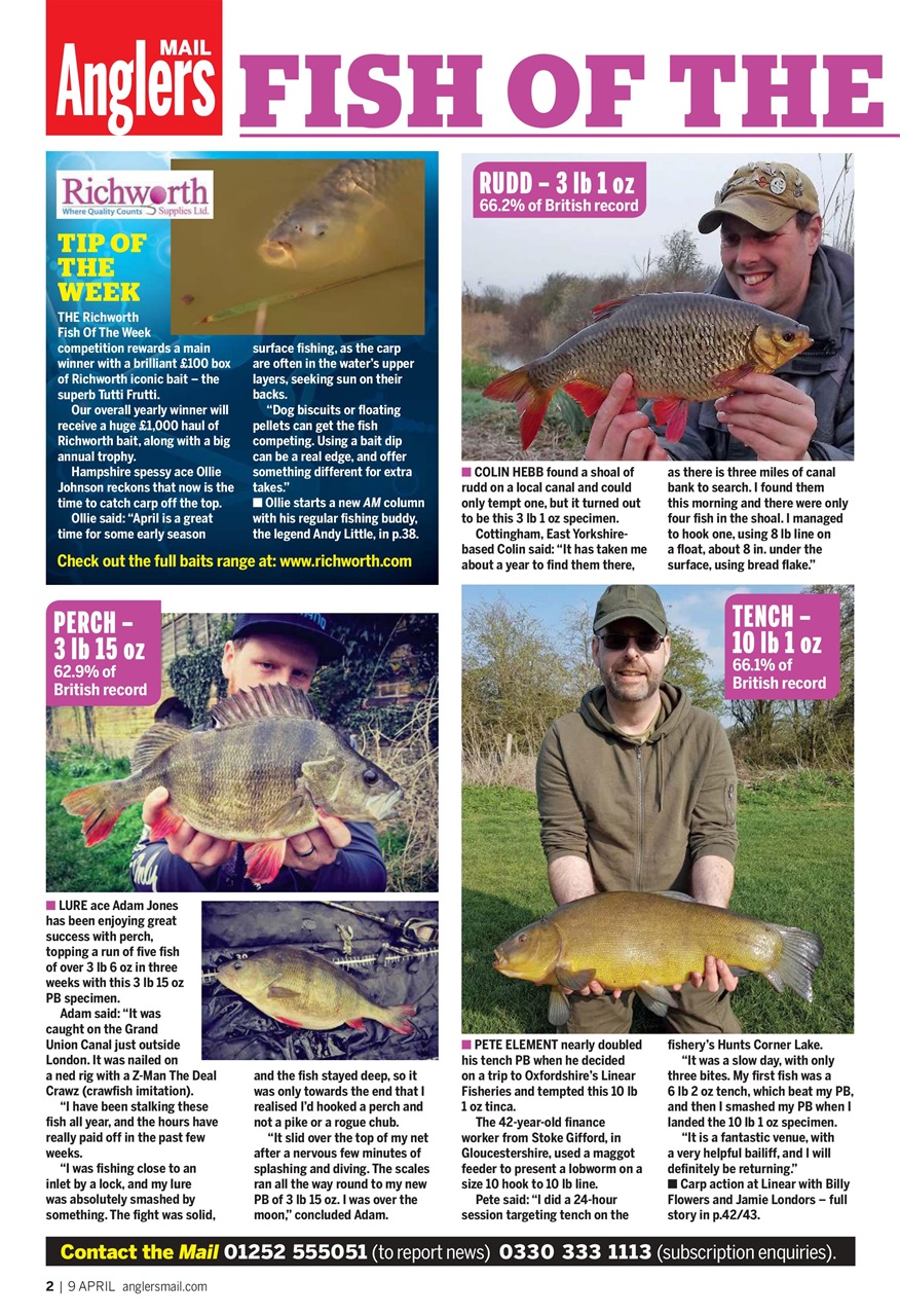 Anglers Mail Preview Pages