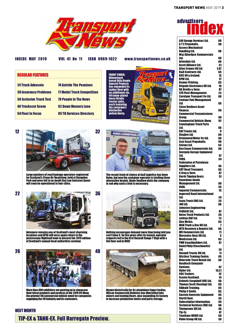 Transport News Preview Pages