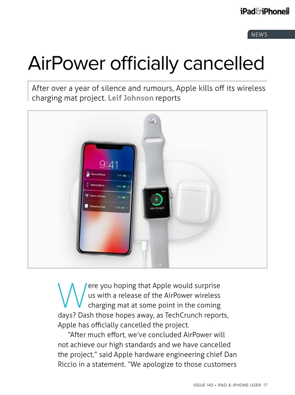iPad and iPhone User Preview Pages