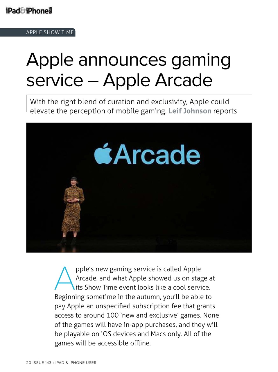 iPad and iPhone User Preview Pages