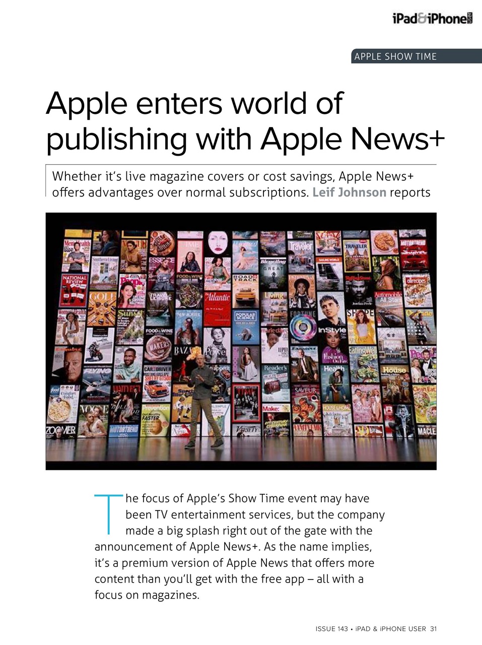 iPad and iPhone User Preview Pages