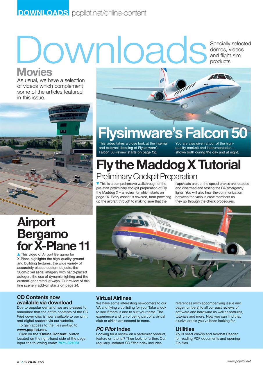 PC Pilot Preview Pages