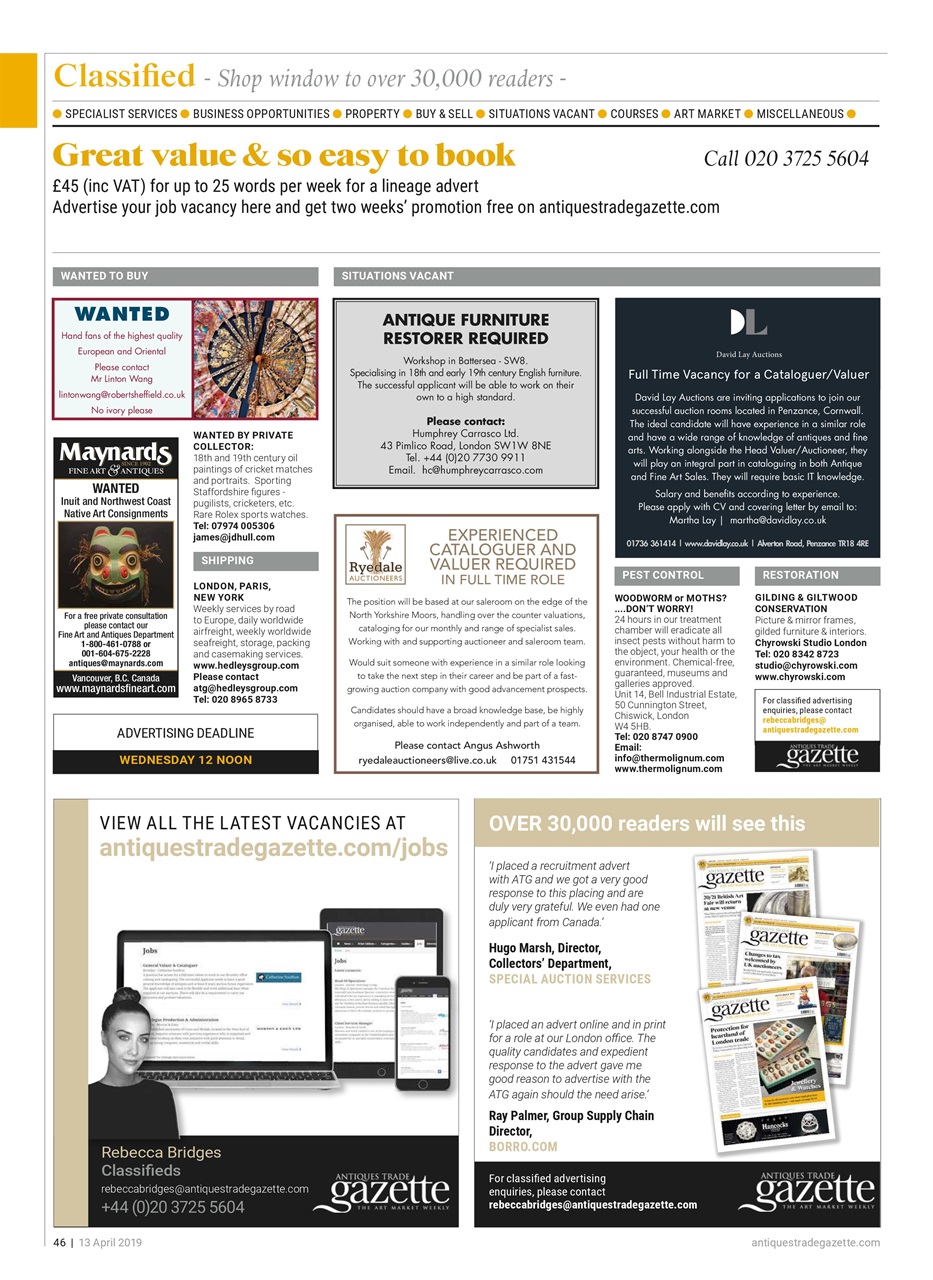 Antiques Trade Gazette Preview Pages