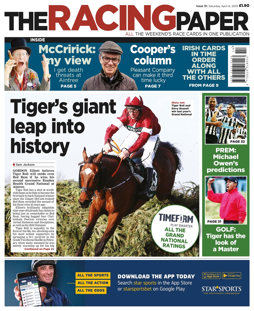 The Racing Paper Preview Pages