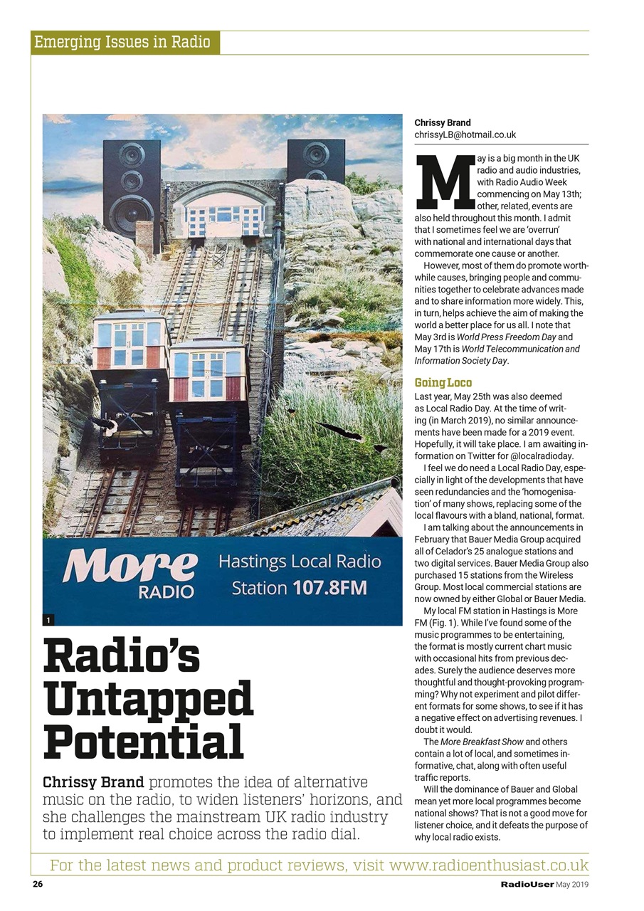 Radio User Preview Pages