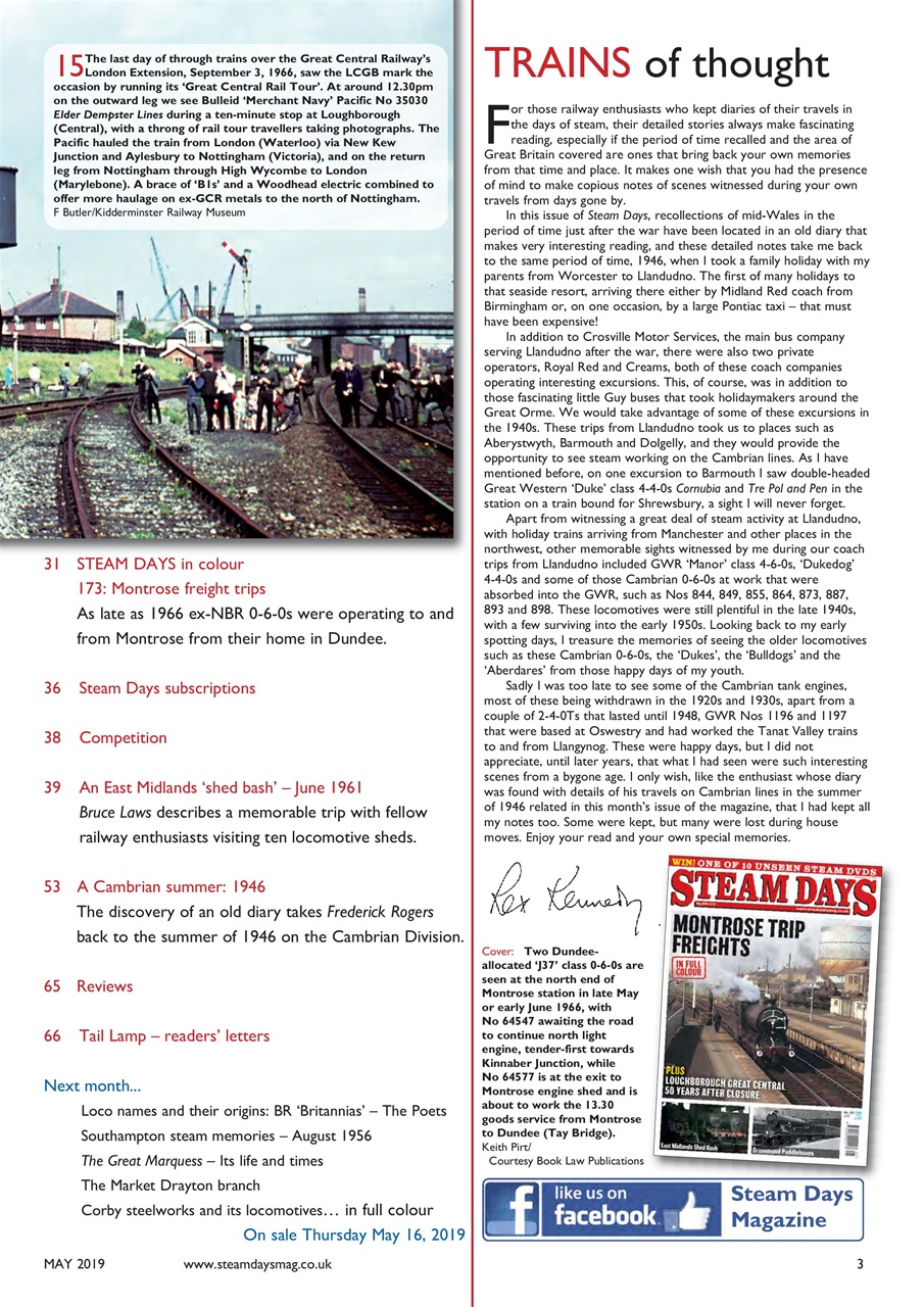 Steam Days Preview Pages