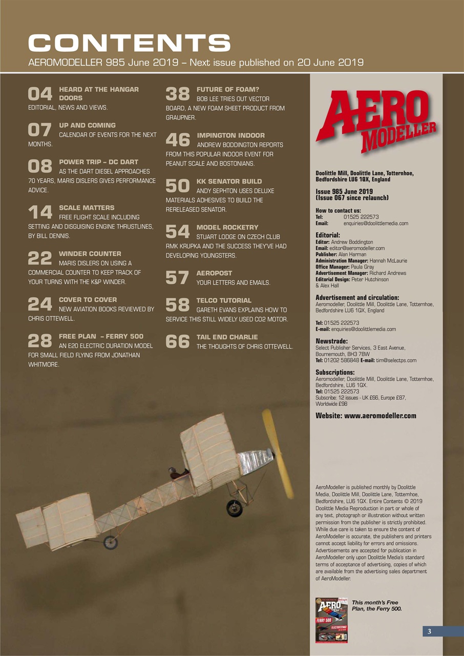 AeroModeller Preview Pages