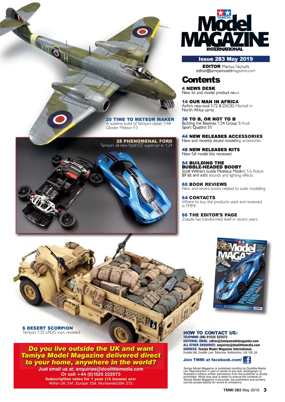 Tamiya Model Magazine Preview Pages