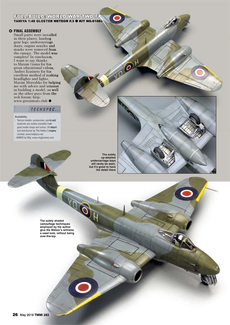 Tamiya Model Magazine Preview Pages