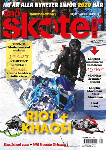 Tidningen Snöskoter issue 3-2019