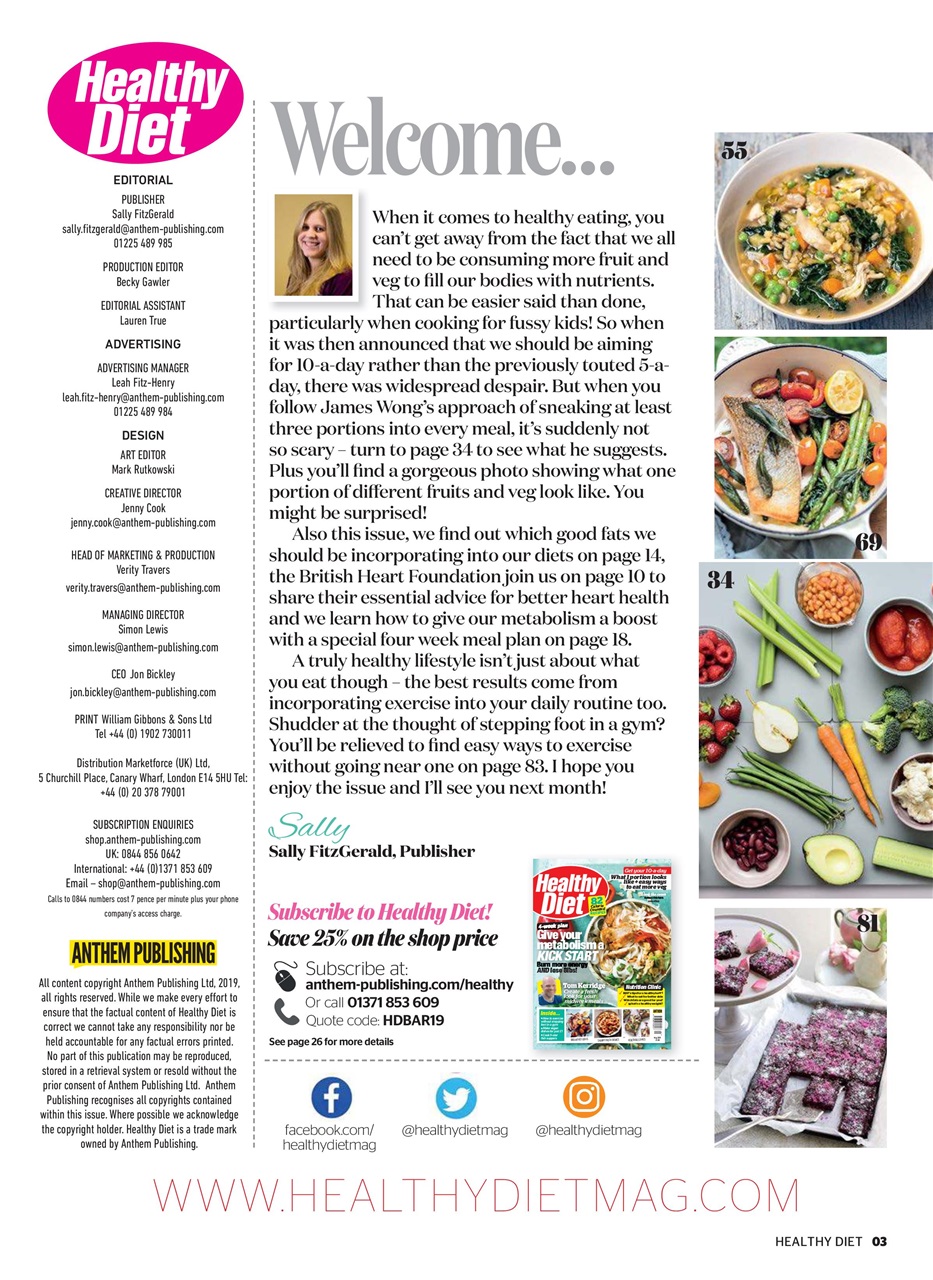 Healthy Diet Preview Pages