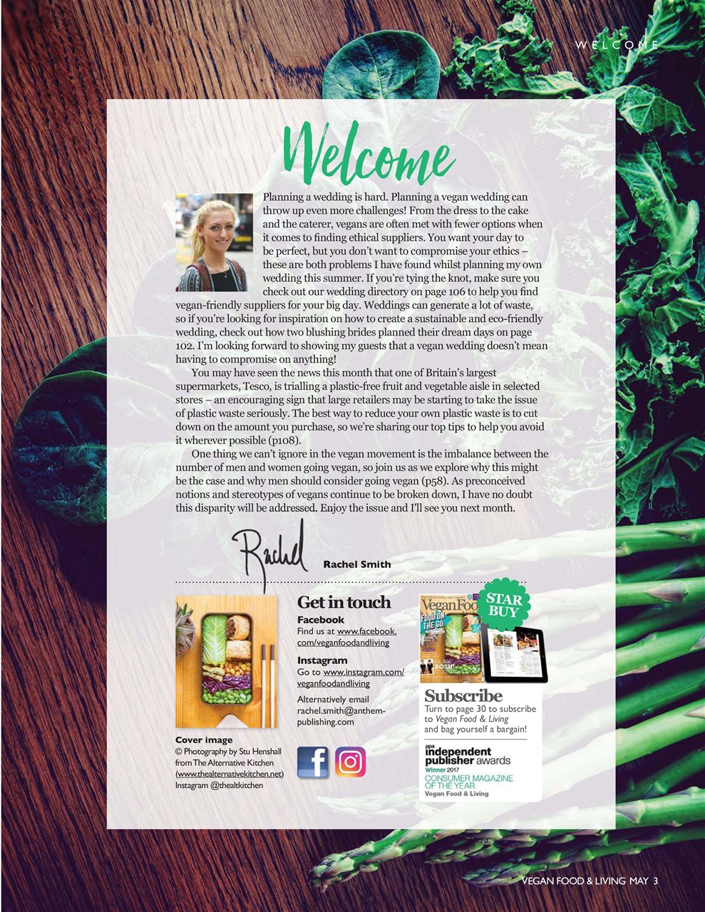 Vegan Food & Living Magazine Preview Pages