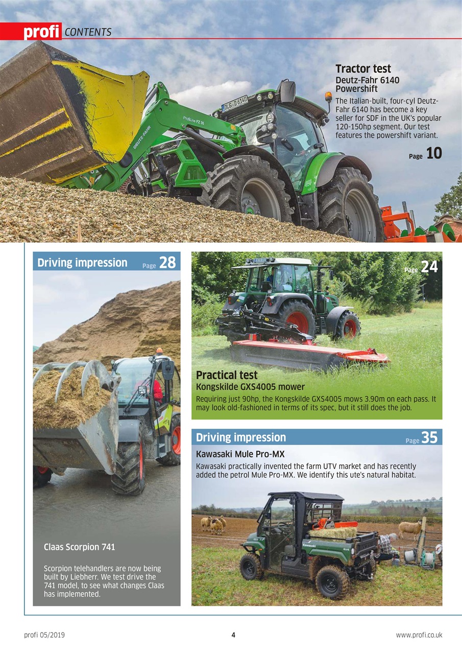 Profi International Preview Pages