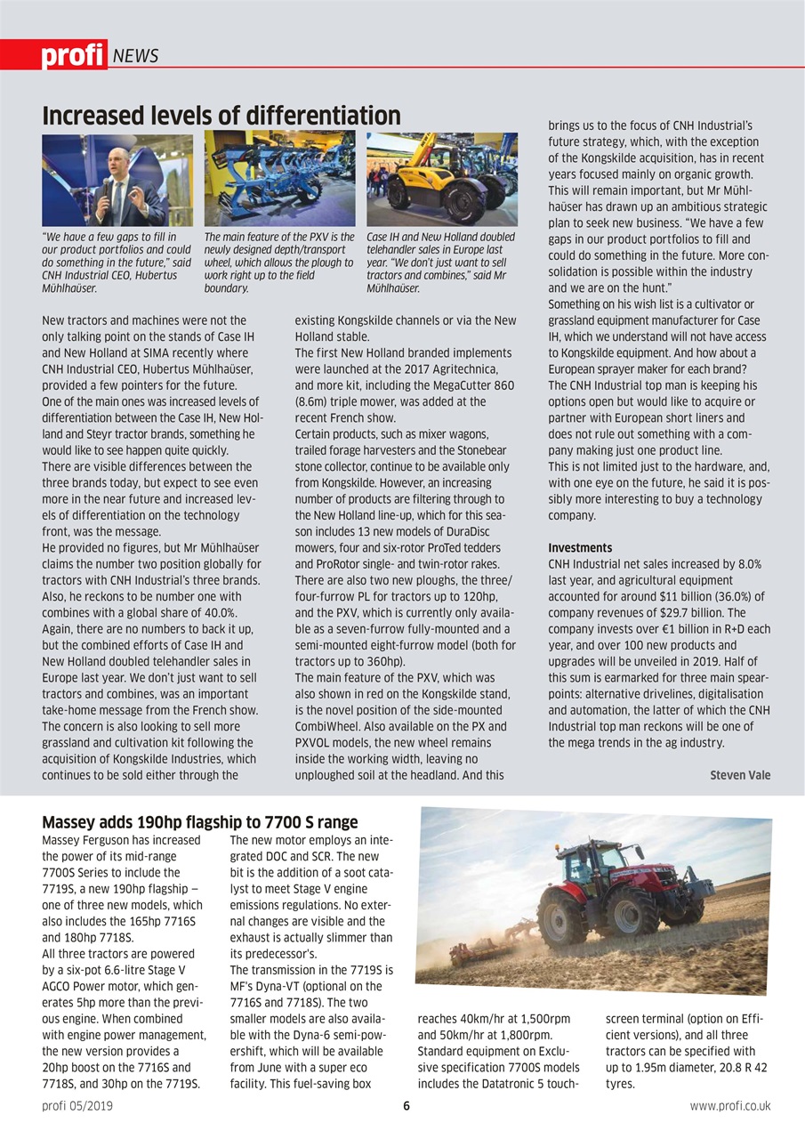 Profi International Preview Pages
